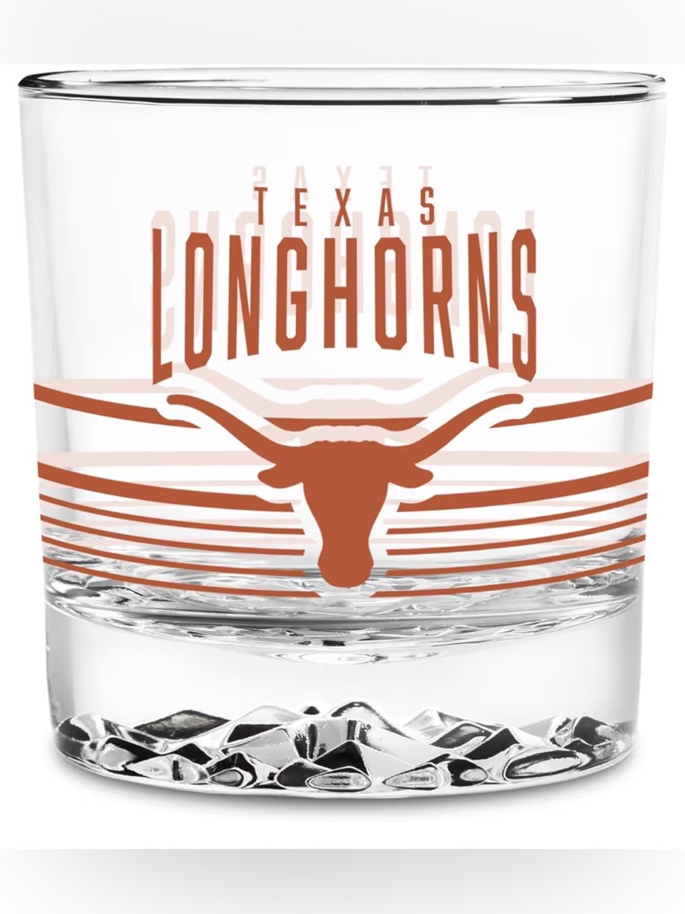 NCAA Texas Longhorns 11.5oz Rocks Glass Heavy Base Whiskey Tumbler